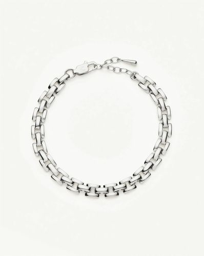 Timepiece Link Chain Bracelet | Platinum Plated - Missoma - Modalova