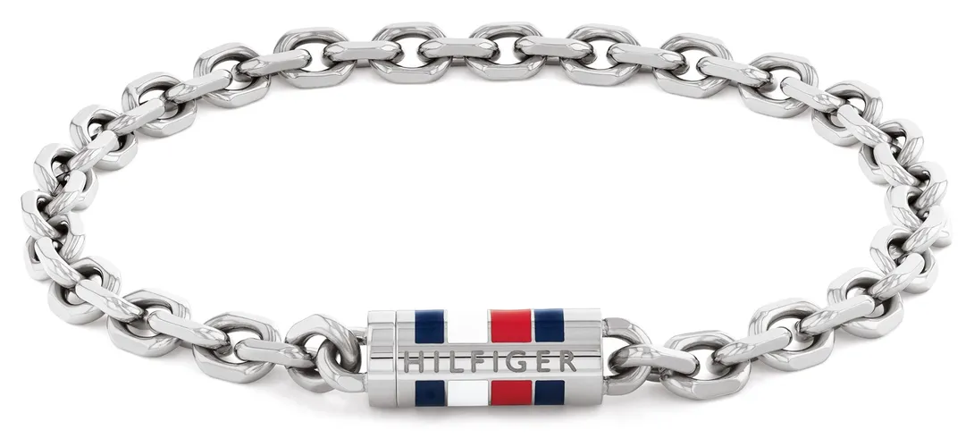 Men's Bruce Chain Bracelet Silver Jewellery - Tommy Hilfiger - Modalova