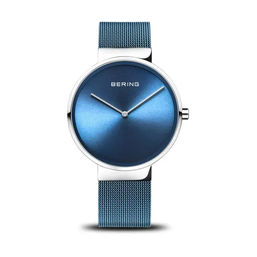 Unisex Watch Classic silver shiny Stainless Steel Bracelet and Sapphire Glass 14539-308 - Bering - Modalova