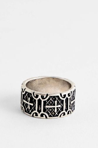 UO Cross Chunky Ring - S at - Urban Outfitters - Modalova
