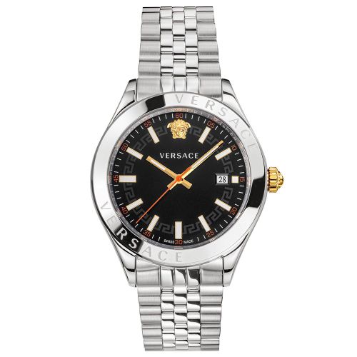 VEVK00420 Hellenyium Black Dial Men's Watch - Size One Size - Versace - Modalova