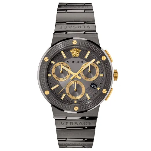 VEZ900521 Greca Logo Men's Watch - Size One Size - Versace - Modalova