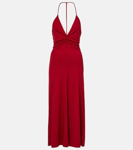 Gathered midi dress - Victoria Beckham - Modalova