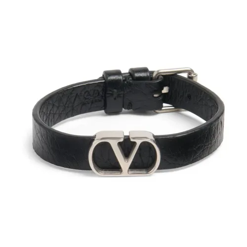 Vlogo Signature Grainy Calfskin Bracelet - Valentino Garavani - Modalova