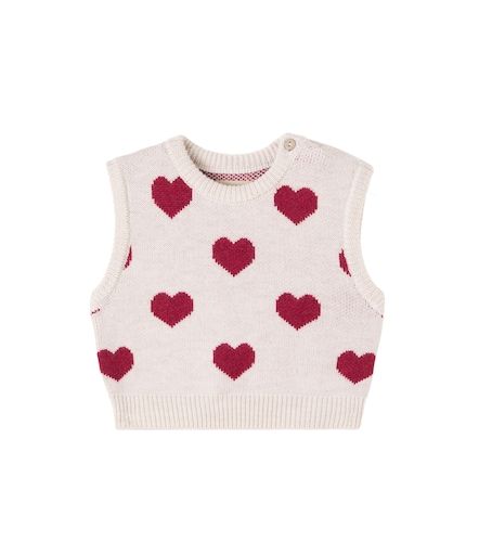 Baby Gaby jacquard wool sweater vest - Wheat - Modalova