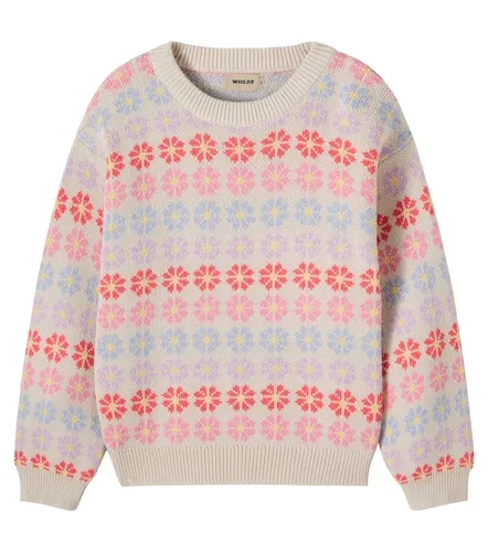 Harlow cotton jacquard sweater - Wheat - Modalova