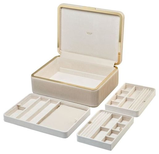 Bella Large Box With Removable Trays Jewellery - WOLF - Modalova